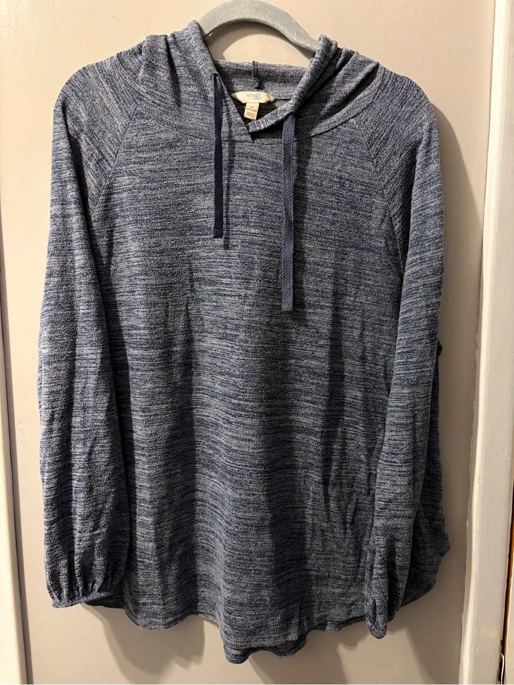 Cozy Blue Hooded Women's Sweatshirt
